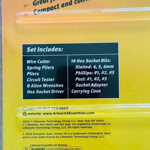 NIB Armor All Hand Tool Set, Precision Household, Home, Automotive, Electronics - Picture 6 of 6